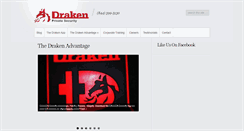 Desktop Screenshot of drakensecurity.com